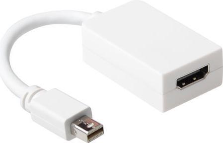 Produktbild 15 cm Conversion cable Mini DisplayPort male to HDMI-A female. Length: 0.15 m Mini dp male-hdmi fema (Mini DP, 15 cm)