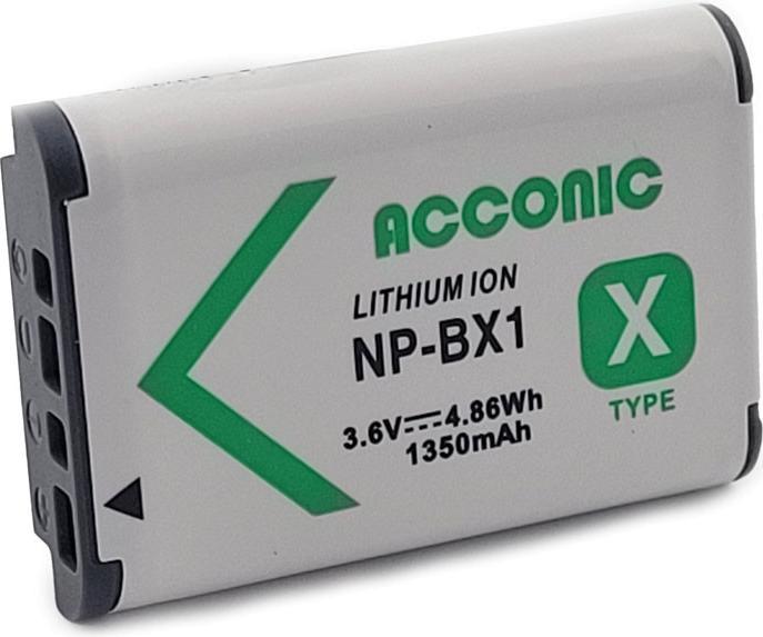 Produktbild Acconic Akku f. Sony NP-BX1 Cyber-shot DSC HX300 DSC HX50V DSC RX1 DSC RX100 (Kamera Akku)