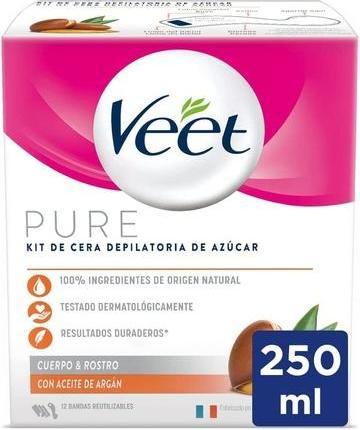 Produktbild Veet Natural Inspirations Haarentfernungswachs 250ml (250 ml, 1 x, 0.28 g)