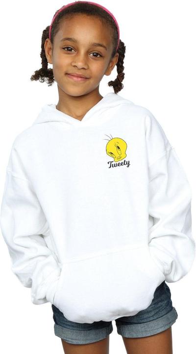 Immagine prodotto Looney Tunes Tweety Pie Head Felpa con Cappuccio Ragazze (128)
