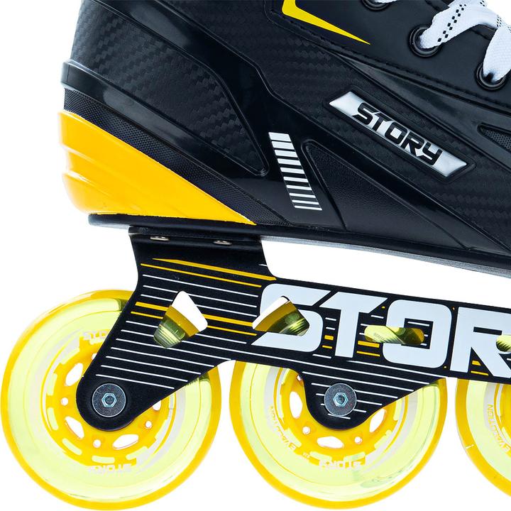 Actual product image Story Compact Mission roller hockey skates yellow 40 (1101005065144) (40)