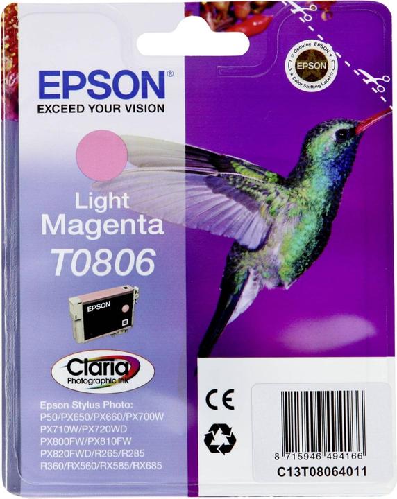 Actual product image Epson T0806 Claria Photographic (PM)