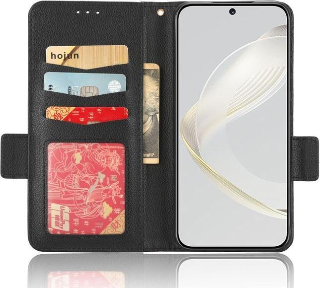 Produktbild MU Classic Litchi Leder Bookcover Series (Huawei Nova 11 Ultra, Huawei Nova 11 Pro)