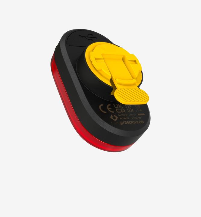 Immagine prodotto Decathlon Fahrradbeleuchtung Rücklicht RL930 USB wiederaufladbar Bremssensor (15 lm)