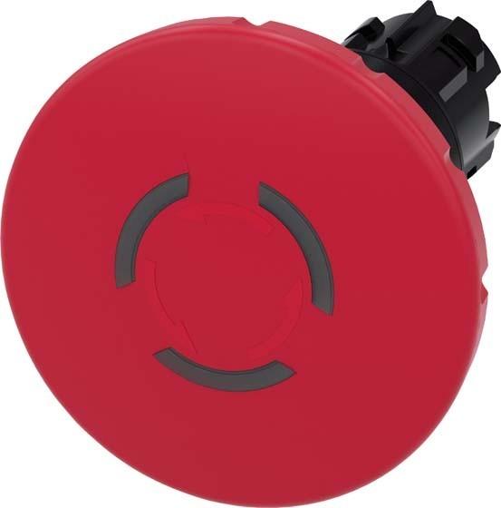 Produktbild Siemens Not-Halt-Pilzdrucktaster beleuchtet 22mm rund rot 60mm