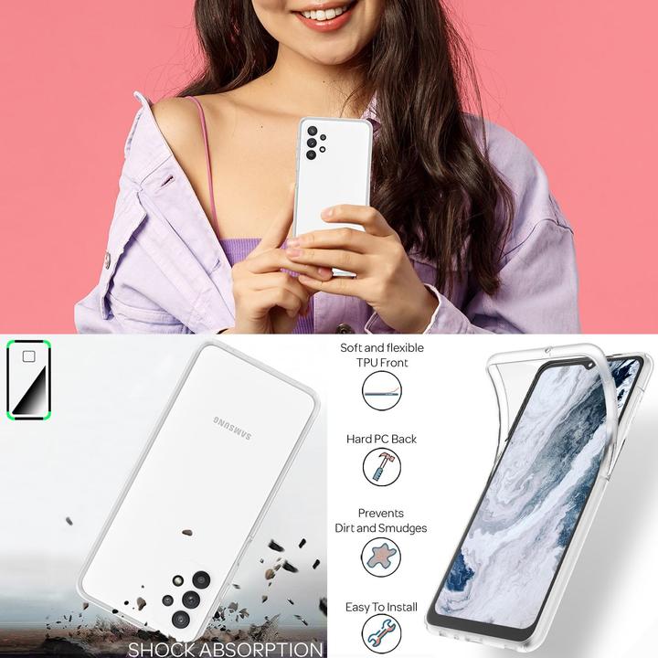 Produktbild Nalia Klare 360 Grad Hülle (Samsung Galaxy A13)