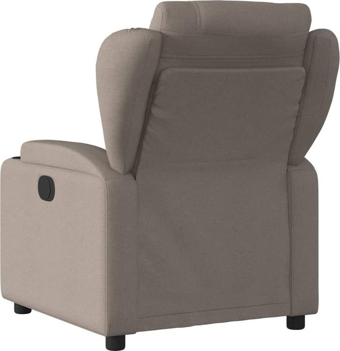 Actual product image VidaXL Recliner armchair reclining armchair recliner armchair electric taupe fabric