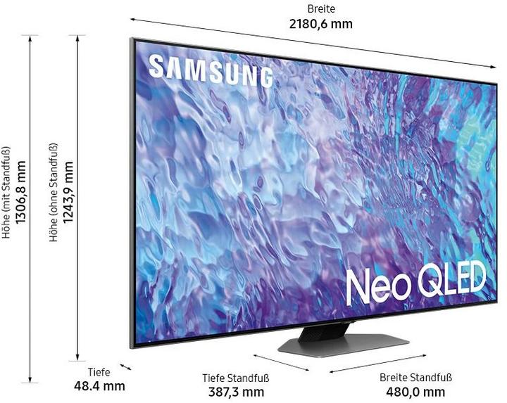 Image du produit Samsung QE98Q80C (98", Q80C, QLED, 4K, 2023)