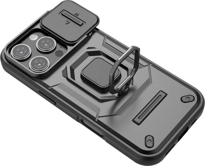 Actual product image Cover-Discount iPhone 16 Pro - Armor Case with kickstand (Apple iPhone 16 Pro)