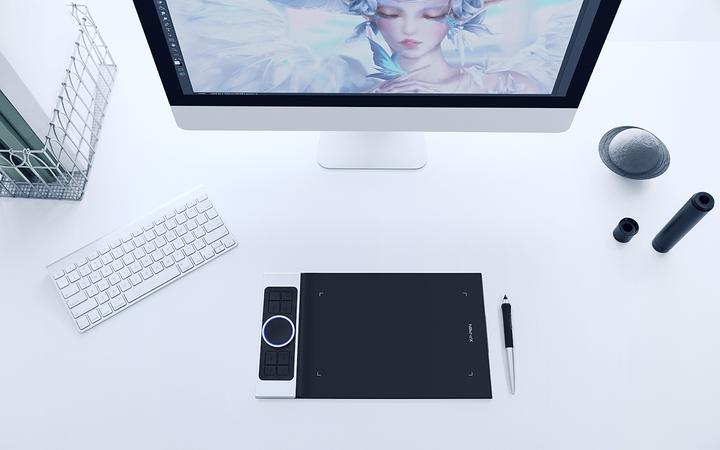 Productafbeelding XP-Pen Grafisch tablet De Deco Pro is een klein draadloos tablet