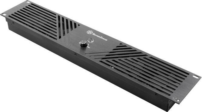 Produktbild Silverstone SST-RCP2B-480 - 2U universal cooling rack panel with 4x 80mm black Fans (80 mm, 1 x)