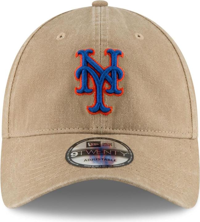 Actual product image New Era 9Twenty Strapback Cap - New York Mets Khaki
