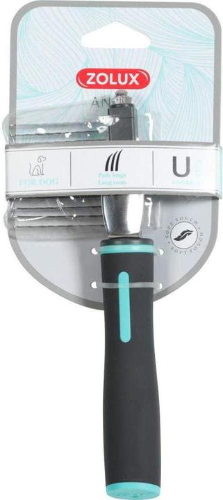Produktbild Zolux 470829, Hund, Kamm, Schwarz, Blau, Edelstahl, 1 Stück(e) (Hund)