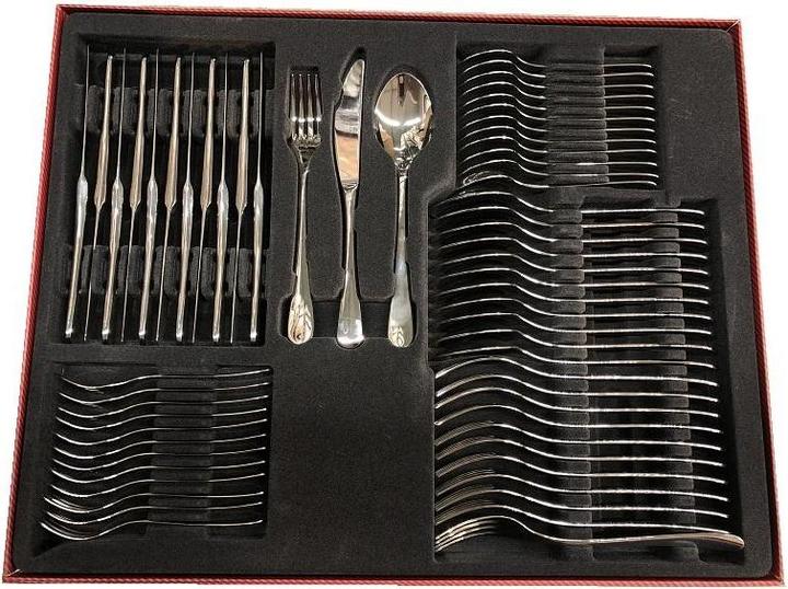 Produktbild Gerlach FLOW cutlery set in glossy box 34P 60 pcs. (60 Stück, Besteck Set)
