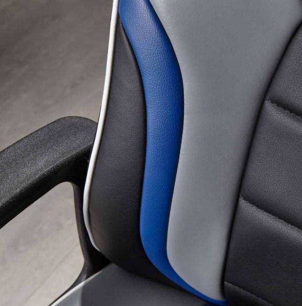 Produktbild X Rocker Gaming Stuhl Saturn Kinder /grau/blau