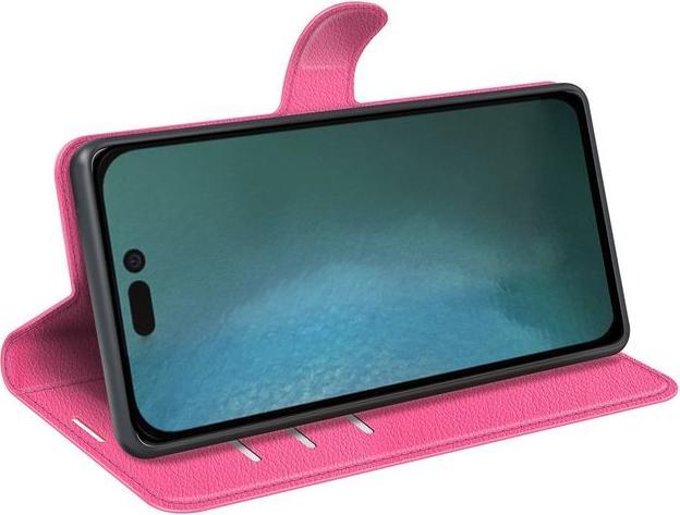 Actual product image MU Classic Litchi Leather Bookcover Series (Apple iPhone 14 Pro Max)