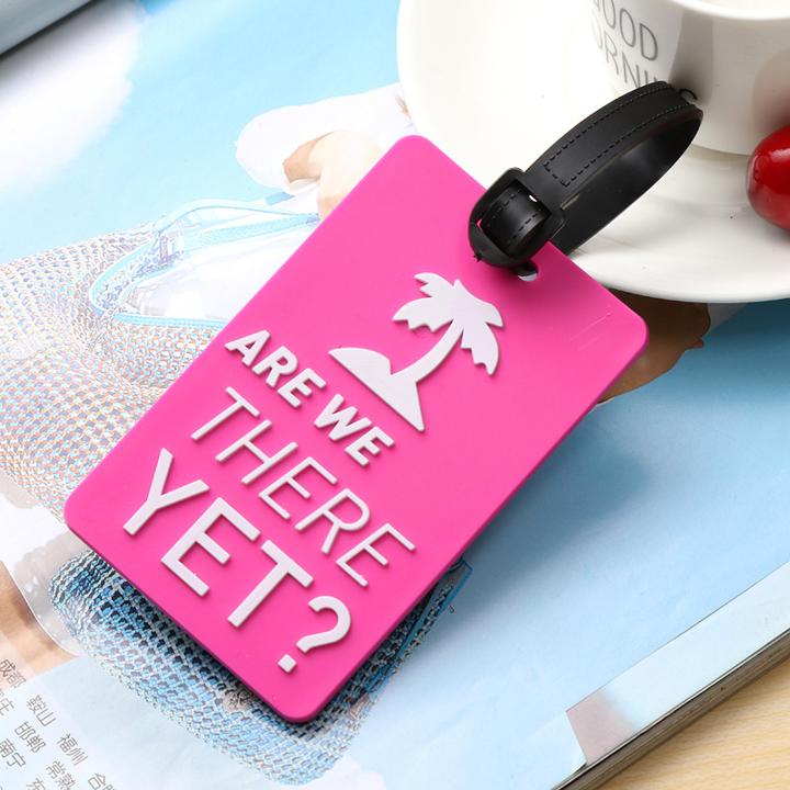 Produktbild Noya Kofferanhänger Gepäck-Etiketten Luggage Tag mit Adressschild - NOT YOUR BAG (4er Set) (Schlösser & Anhänger)