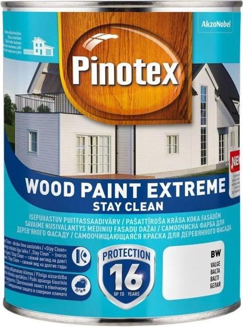 Pinotex Paint Woodpaint Extreme Bw 2.5l (White wood colour, 2500 ml)