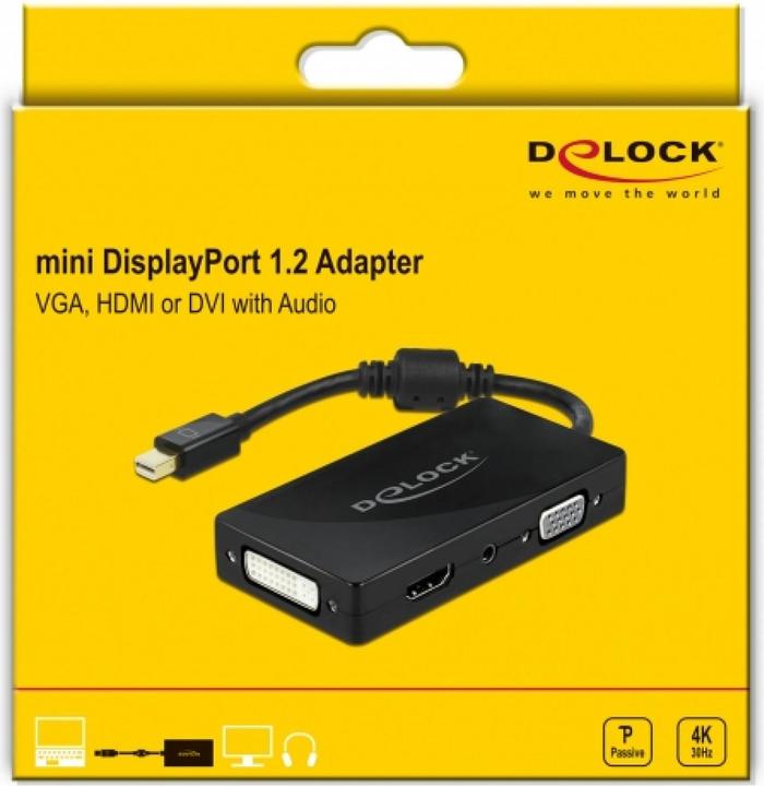 Produktbild Delock Mini DisplayPort zu (VGA, DVI, HDMI, 15 cm)