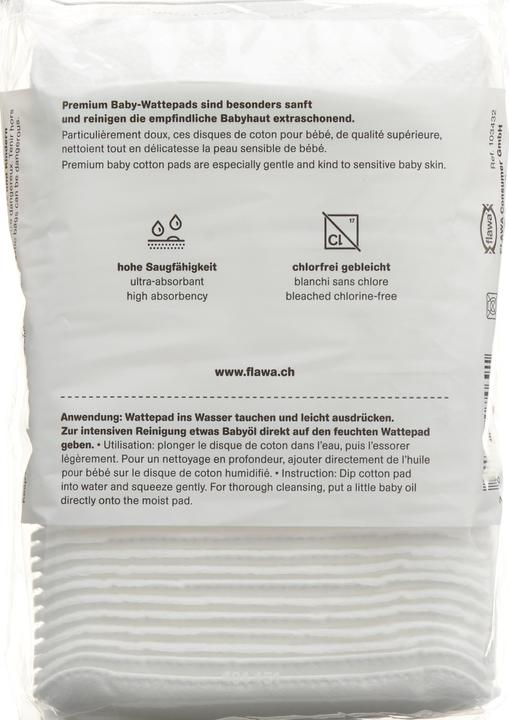 Produktbild Flawa Premium Baby Wattepads