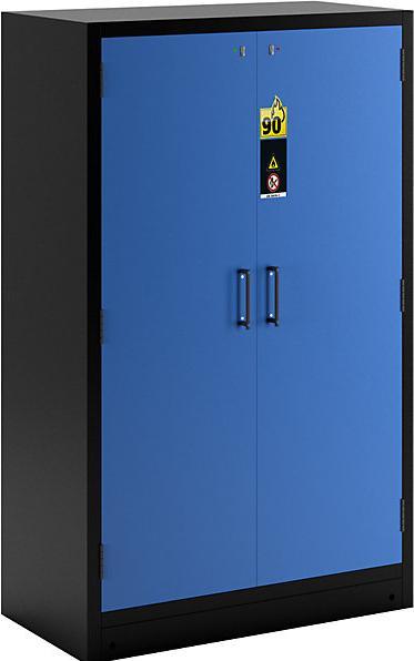 Produktbild eurokraft pro Feuerbeständiger Gefahrstoffschrank Typ 90 (120 cm, 195.50 cm)