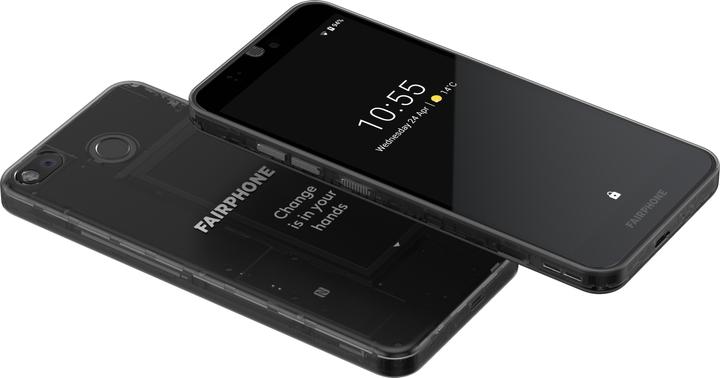 Image du produit Fairphone 3 (64 Go, Dark Translucent, 5.65", Double SIM, 12 Mpx, 4G)