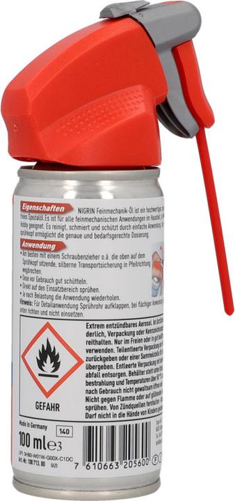 Produktbild Nigrin Feinmechanik-Öl (100 ml)