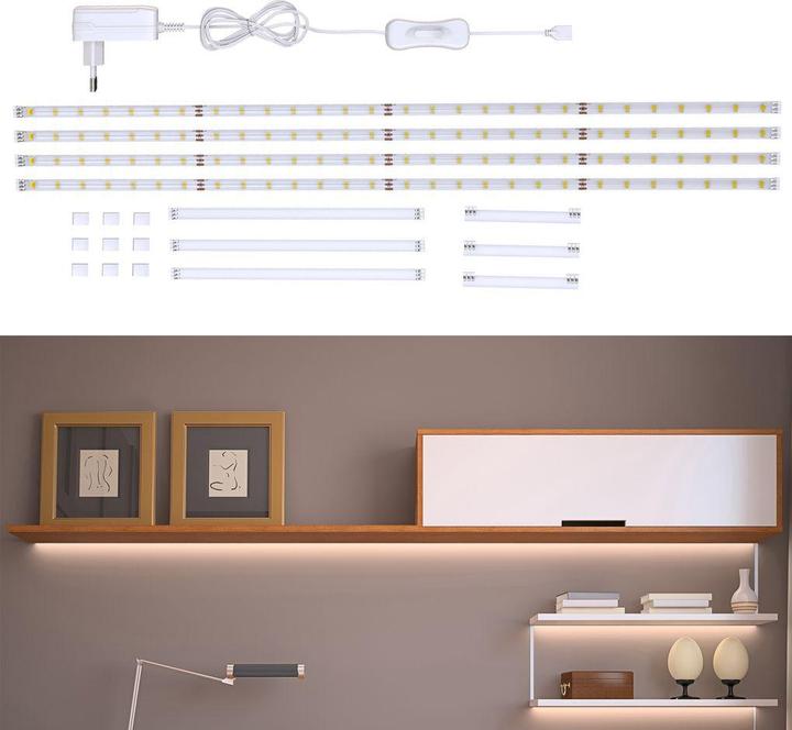 Produktbild B.K.Licht LED Beleuchtungs-Set, 2m, 112xLED, weiss (200 cm, Indoor)