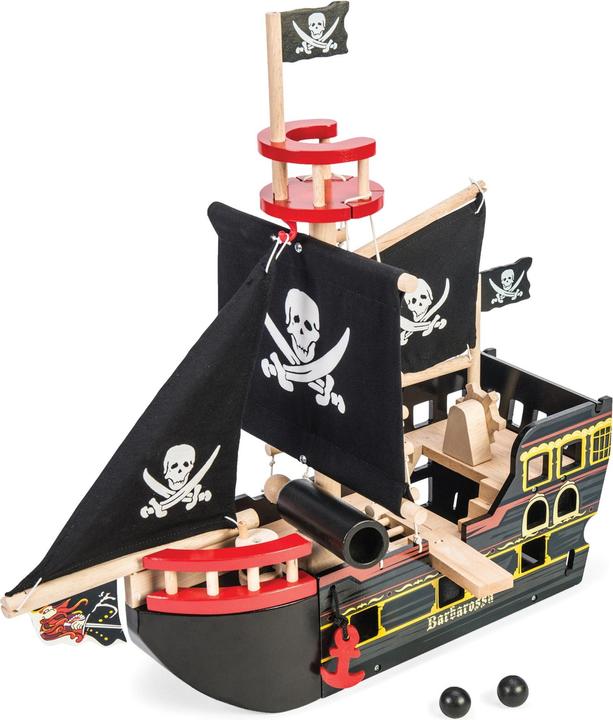Actual product image Le Toy Van Barbarossa pirate ship