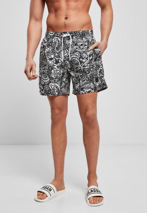 Actual product image Urban Classics Pattern Swim Shorts (M)