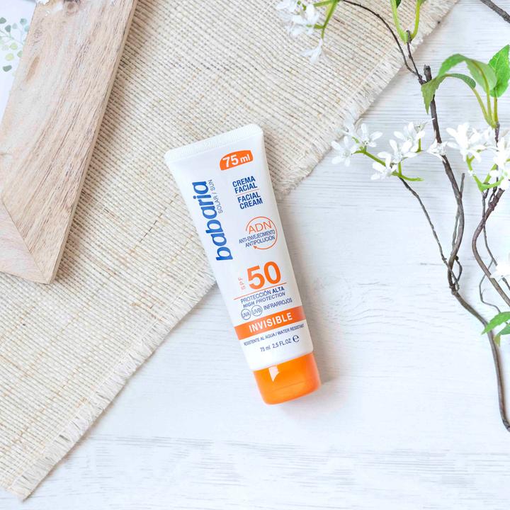 Immagine prodotto Babaria SOLAR ADN crema solare viso aloe vera SPF50 75 ml (Crema solare, SPF 50, 75 ml)