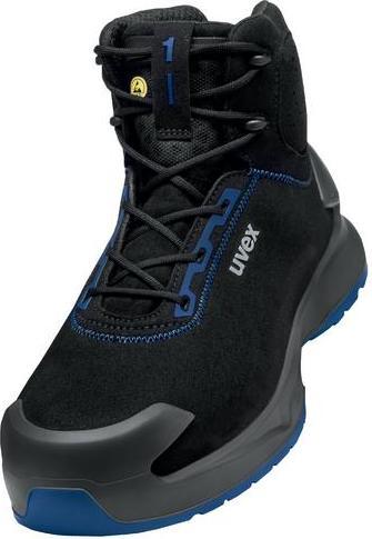 Uvex Sports uvex 1 x-craft Stiefel S2 68150 schwarz, blau Weite 14 Grösse 42 (S2, 42)