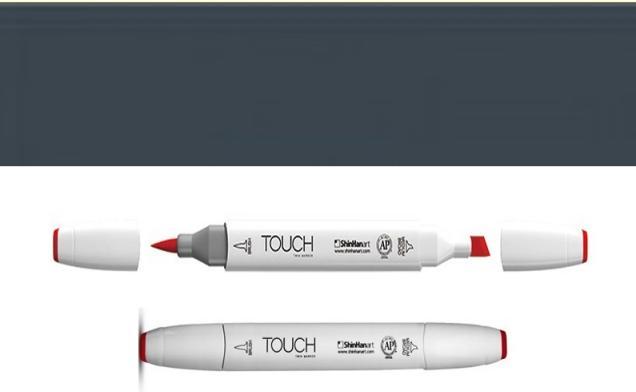 Actual product image Brushmarker Bluegrey 9 (Blue grey, 3 mm, 1 x)