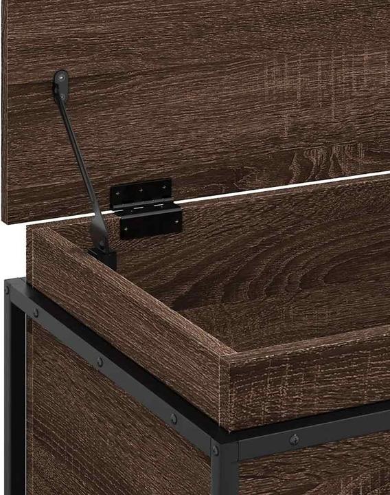 Actual product image VidaXL Storage box with lid Toy box Storage box Brown oak-look (123.60 l)