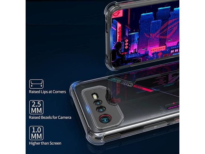 Immagine prodotto Screenguard Asus ROG Phone 6 Pro Custodia Crystal Soft Airbag Bumper (Asus ROG Phone 6 Pro)