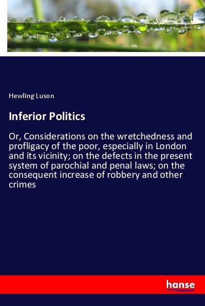Actual product image Inferior Politics (Hewling Luson, 2018)
