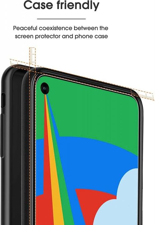 Actual product image Screenguard Panzerglas (1 Piece, Google Pixel 5)
