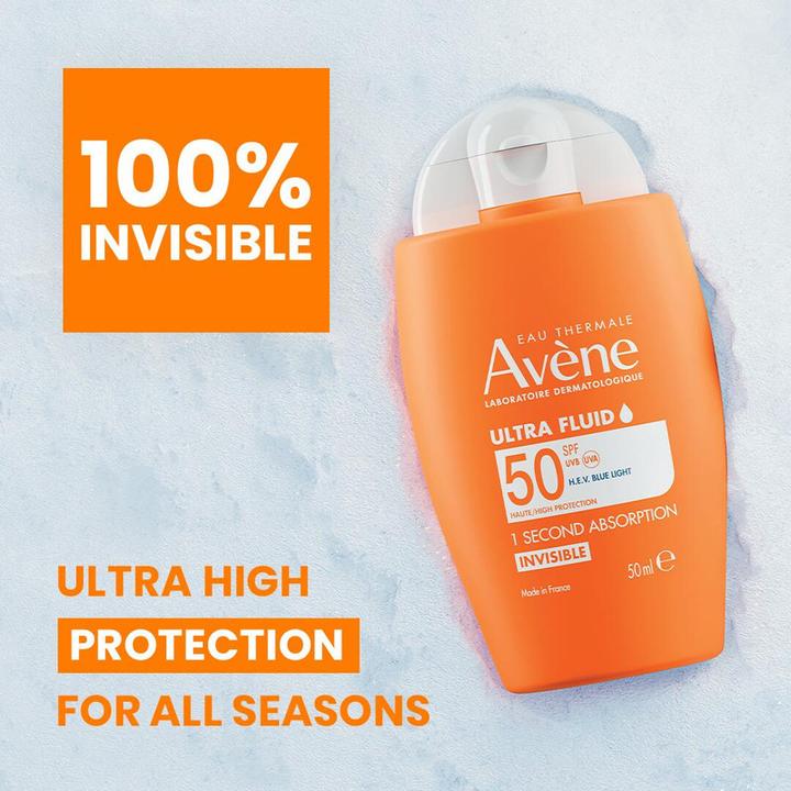 Immagine prodotto Avène Ultra Fluid Invisible (Crema solare viso, SPF 50, 50 ml, 68 g)