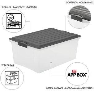 Produktbild Rotho Compact (57 x 39.5 x 51 cm, 70 l)