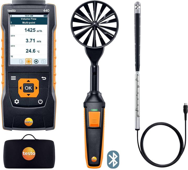 Actual product image Testo Air Flow ComboKit 2