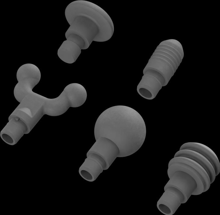 Actual product image Hyperice Hypervolt 2 head attachments