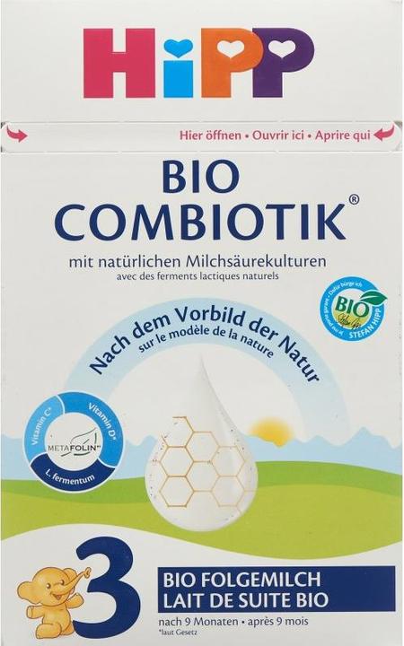 Image du produit Hipp 3 bio combiotik pdr (600 g, à partir de 10 m.)