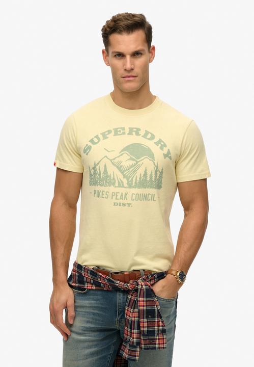Produktbild Superdry Locker geschnittenes einfarbiges Lo-Fi Outdoor T-Shirt (XL)