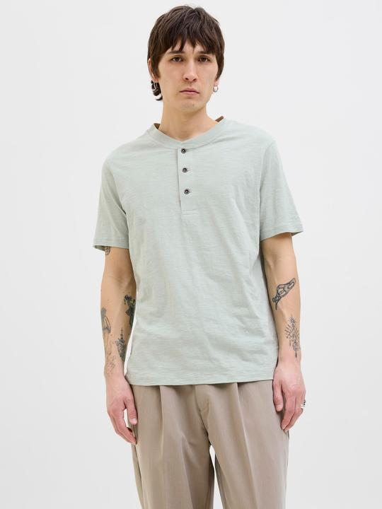 Immagine prodotto Jack & Jones Maglietta con colletto mandarino a tinta unita (L)