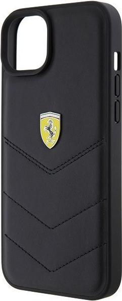 Produktbild Ferrari FEHCP15MRDUK iPhone 15 Plus 6.7" czarny/black hardcase Quilted Metal Logo (Apple iPhone 14 Plus, Apple iPhone 15 Plus)