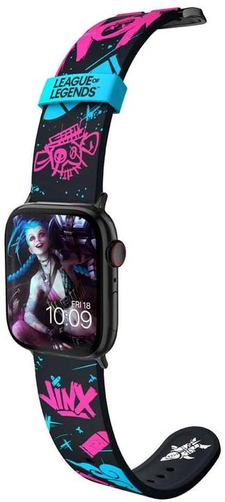 Produktbild Moby Fox League of Legends bracelet pour smartwatch Jinx Graffiti (22 mm, Edelstahl, Silikon)