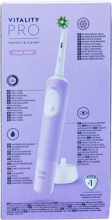 Actual product image Oral-B Vitality Pro D 103 Lilac Violet Hangable Box (Oscillating toothbrush)