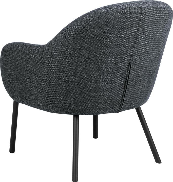 Produktbild AC Design Sessel Spencer Polyurethan (PU)/Stahl, Dunkelgrau