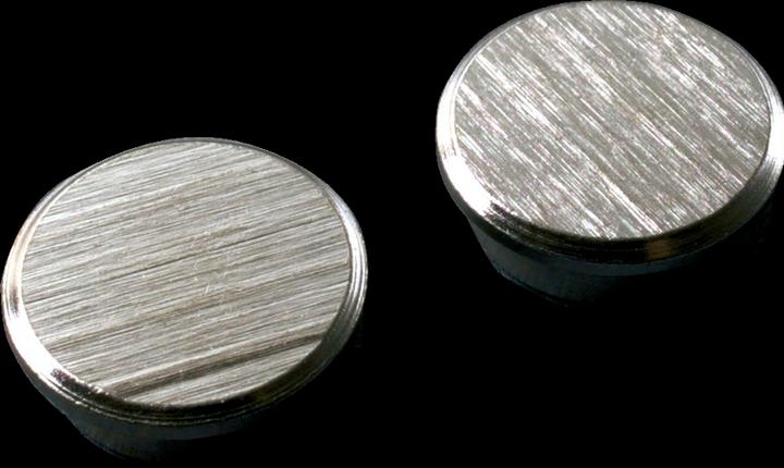 Actual product image Franken Magnet round with Chrome cap extra strong (2 x)