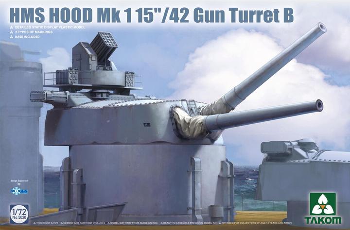 Produktbild Takom HMS Hood Mk 1 15"/42 Gun Turret B